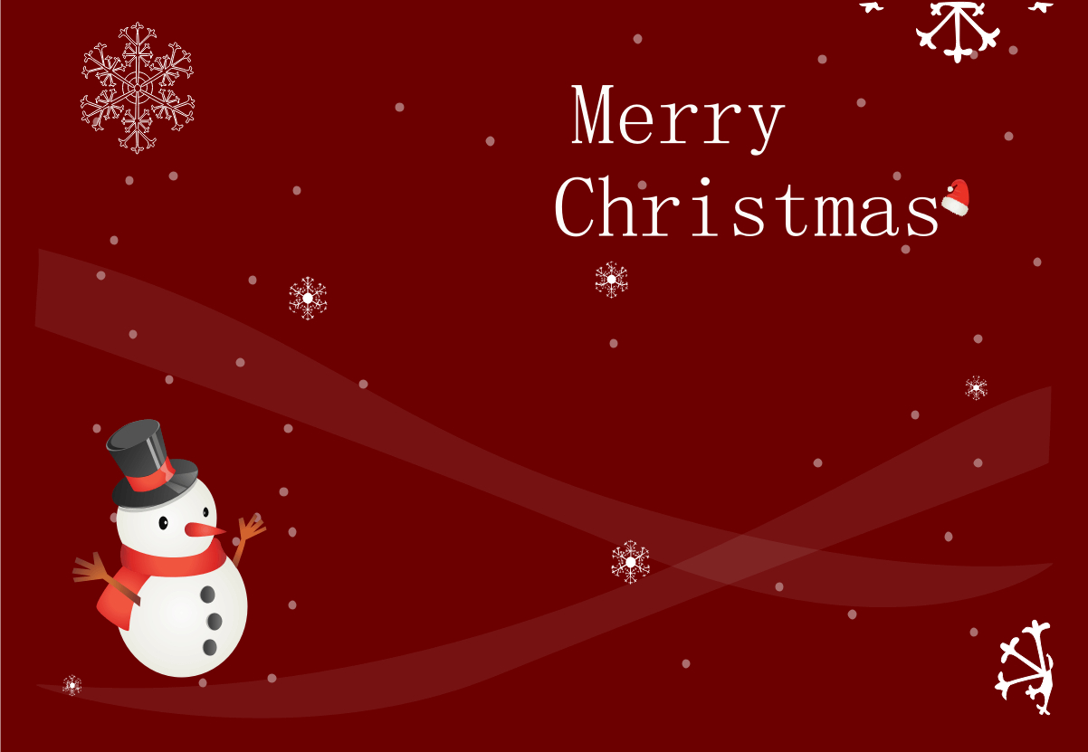 Free Editable Business Christmas Cards - Edraw within Christmas Card Business Template