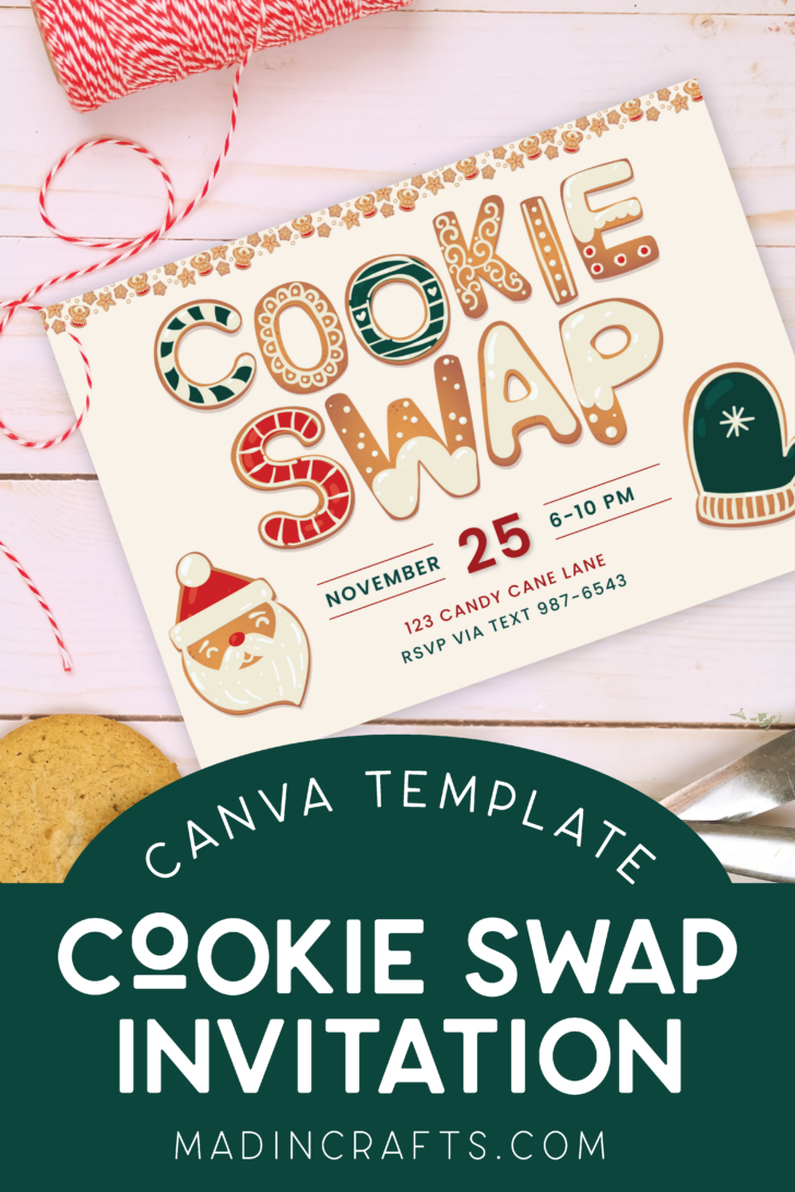 Christmas Cookie Exchange Invitation Template