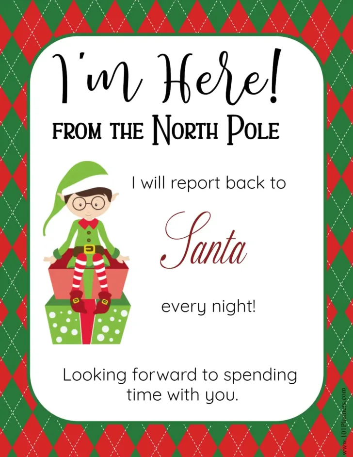 Christmas Elf Letter Template Christmas Elf Letter Template