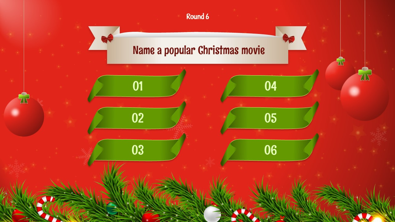 Free Festive Christmas Family Feud Game Templates inside Christmas Family Feud Template