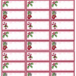 Free Free Printable Christmas Address Labels Templates, Download Regarding Christmas Address Label Template