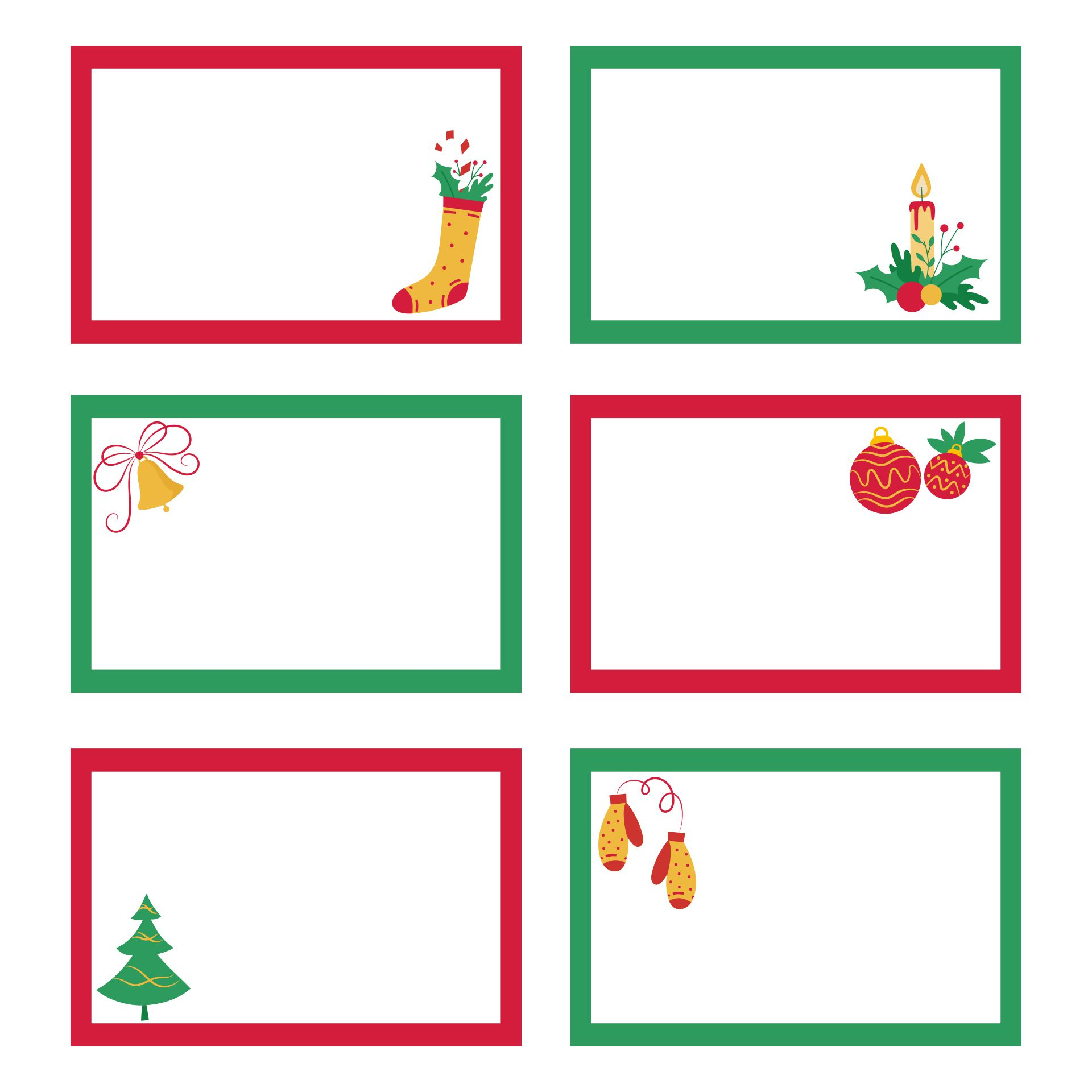 Free Free Printable Christmas Index Cards, Download Free Free inside Christmas Index Card Template