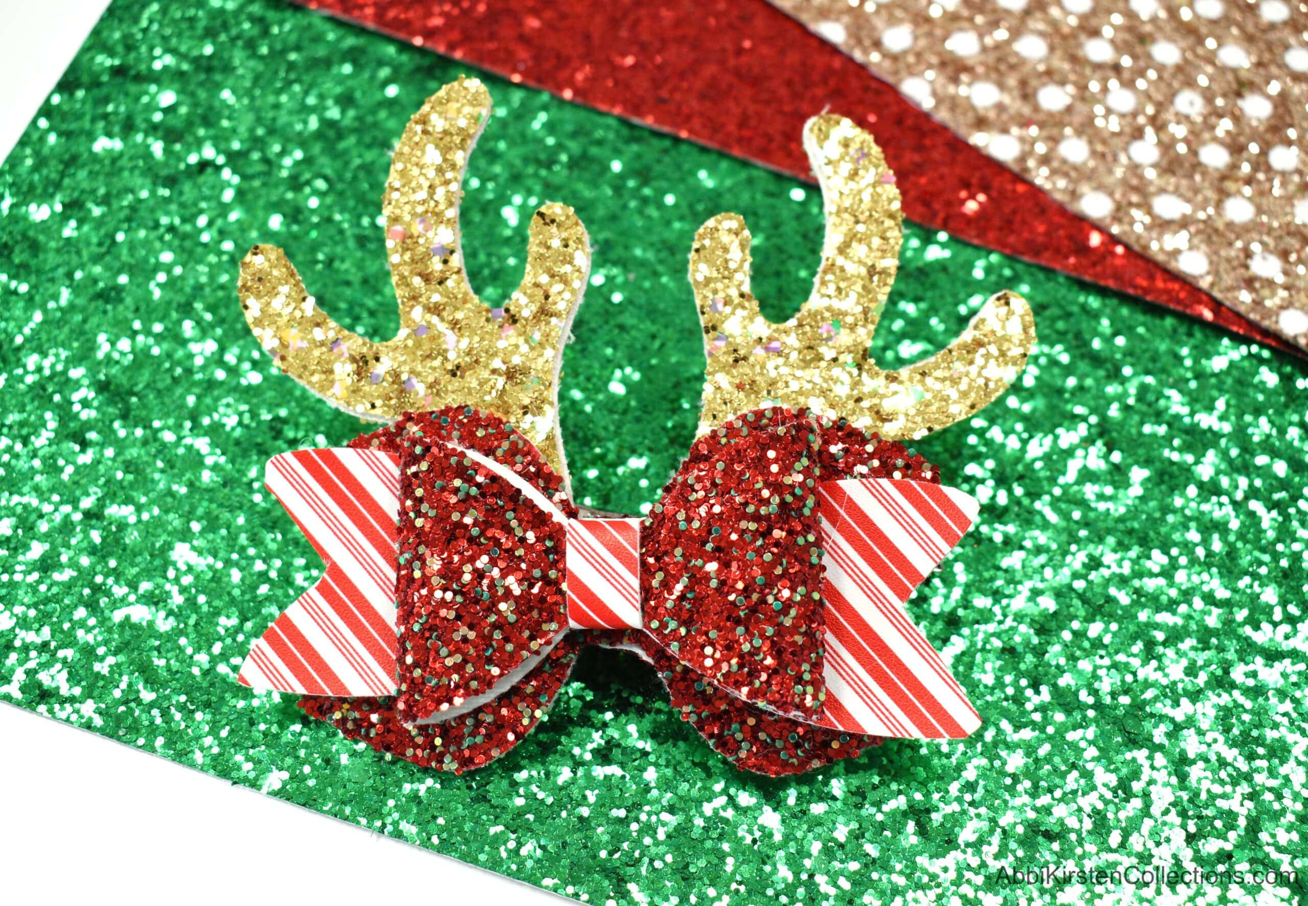 Free Hair Bow Templates - Glitter Faux Leather Bow Tutorial with regard to Christmas Hair Bow Template