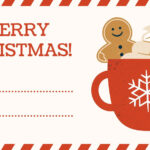 Free, Printable And Customizable Gift Tag Templates | Canva Intended For Christmas Gift Tag Template