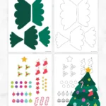 Free Printable Build A Christmas Tree Cutout   Favorite Printables Pertaining To Christmas Cut Out Template Free