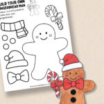 Free Printable Build A Gingerbread Man — Gathering Beauty Intended For Christmas Gingerbread Man Template