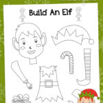 Free Printable   Build An Elf Craft For Kids | Mrs. Merry With Christmas Elf Craft Template