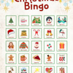 Free Printable Christmas Bingo Card Templates | Canva Regarding Christmas Bingo Card Template