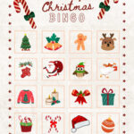 Free Printable Christmas Bingo Card Templates | Canva With Regard To Christmas Bingo Free Template