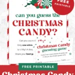 Free Printable Christmas Candy Guessing Game   Favorite Printables With Regard To Christmas Candy Guessing Game Template