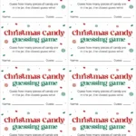 Free Printable Christmas Candy Guessing Game   Favorite Printables With Regard To Christmas Candy Guessing Game Template