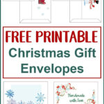 Free Printable Christmas Gift Envelopes Pertaining To Christmas Gift Card Envelope Template