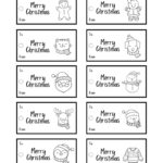 Free Printable Christmas Gift Tags | Parties Made Personal Within Christmas Gift Tag Template Black And White