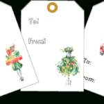 Free Printable Christmas Gift Tags To Make Your Spirits Bright In Christmas Gift Tag Template Free Printable