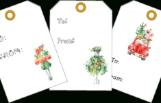 Free Printable Christmas Gift Tags To Make Your Spirits Bright with regard to Christmas Gift Tag Template Free