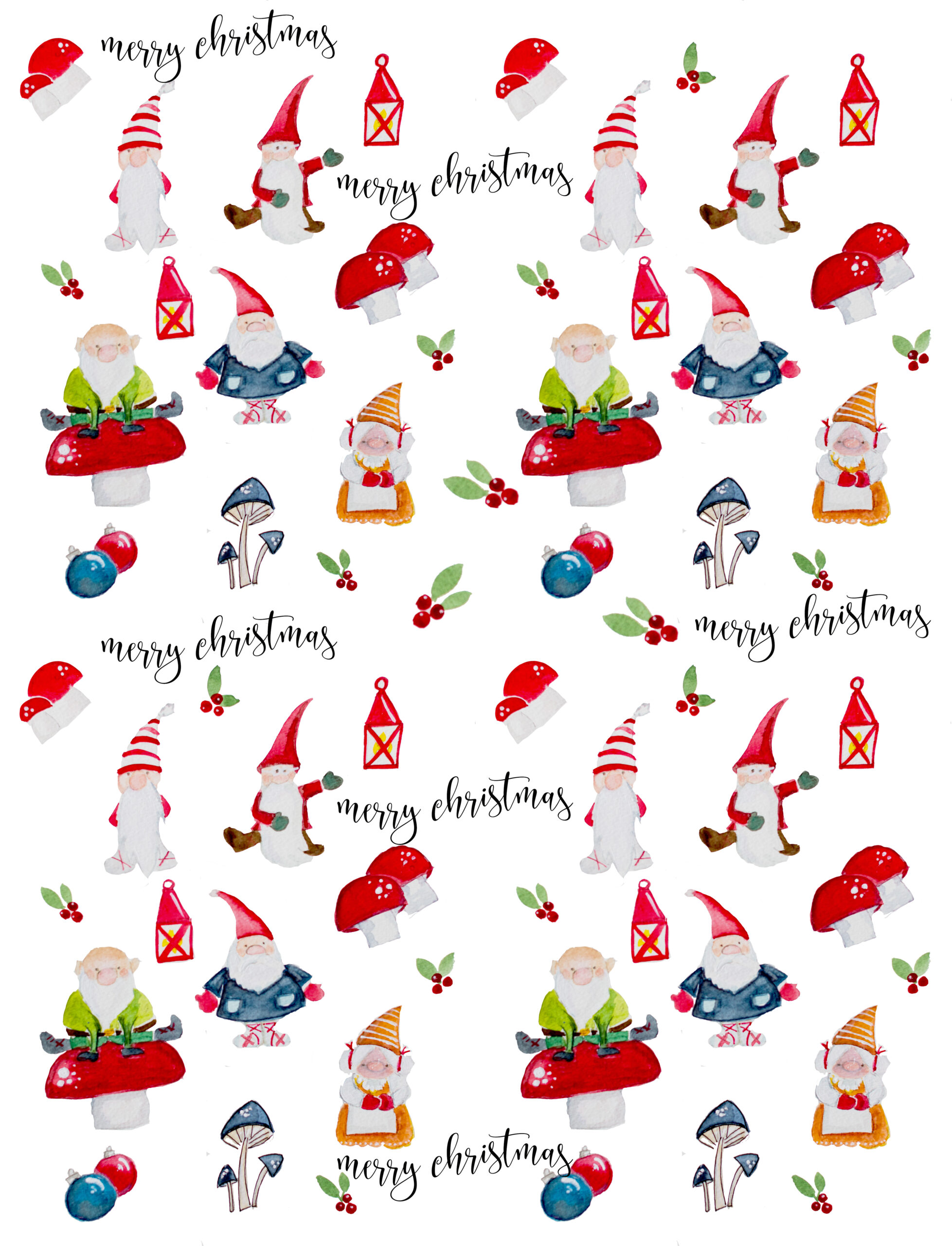 Free Printable Christmas Gift Wrap throughout Christmas Gift Wrapper Template