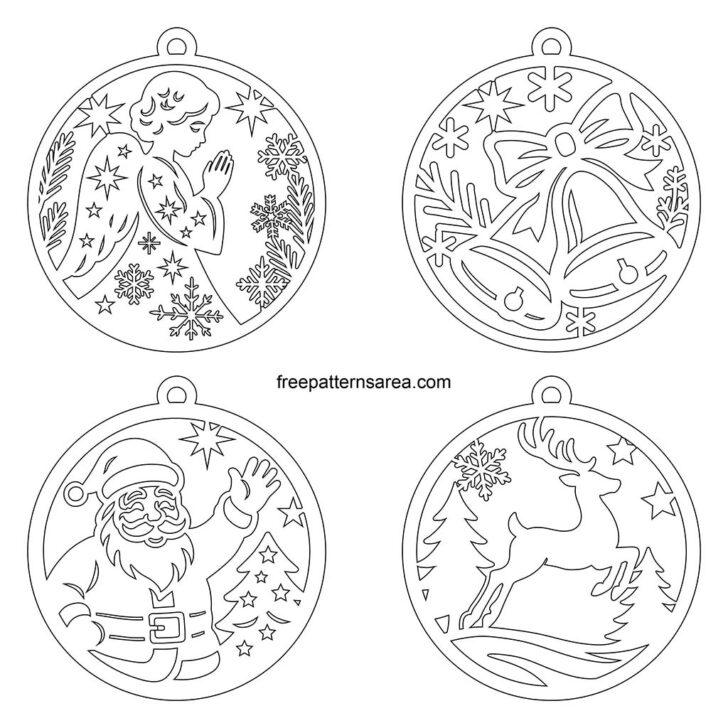Christmas Art Template Free