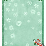 Free Printable Christmas Paper Templates For Blank Christmas Template Free