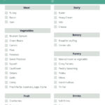 Free Printable Christmas Shopping List   Worksheets Library Pertaining To Christmas Food Shopping List Template Uk