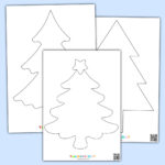 Free Printable Christmas Tree Templates For Kids Craft With 4 Inch Christmas Tree Template
