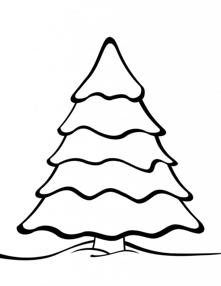 Big Christmas Tree Template