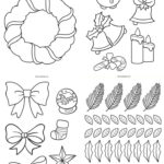 Free Printable Christmas Wreath Craft – Easy For Kids   Christmas Within Christmas Cut Out Template