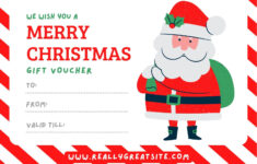 Free, Printable Custom Christmas Gift Certificate Templates | Canva for Christmas Gift Receipt Template
