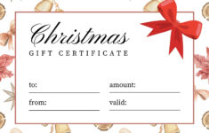 Free, Printable Custom Christmas Gift Certificate Templates | Canva inside Christmas Award Template Free Download