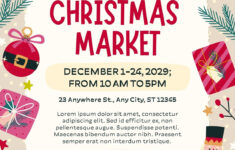 Free, Printable, Customizable Christmas Flyer Templates | Canva for Christmas Event Template