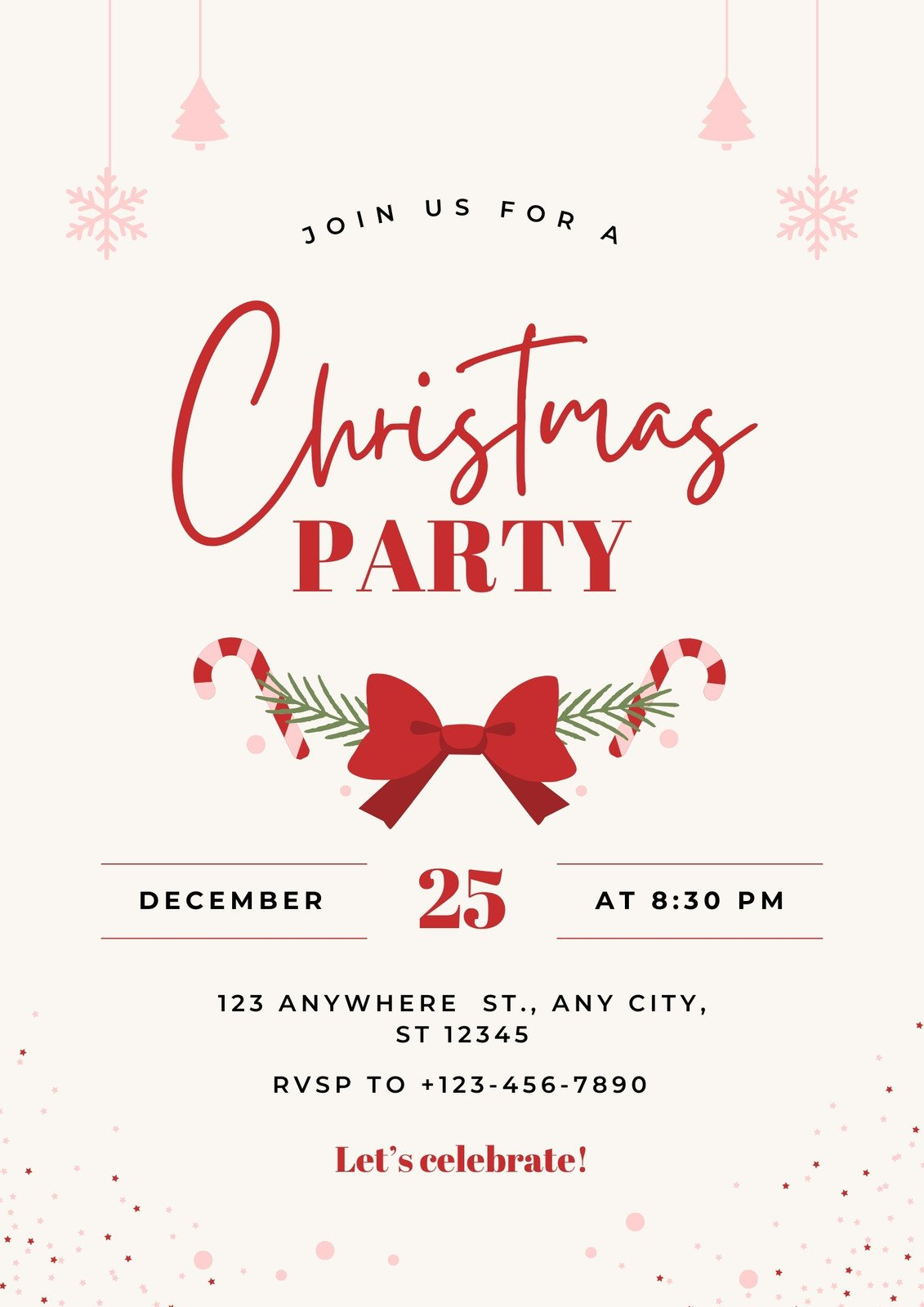 Free, Printable, Customizable Christmas Flyer Templates | Canva with regard to Christmas Flyers Template Free