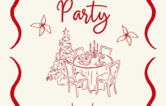 Free, Printable, Customizable Christmas Invitation Templates | Canva with regard to Christmas Cocktail Party Invitation Template Free