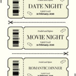 Free, Printable, Customizable Coupon Templates | Canva Throughout Christmas Coupon Template Black And White