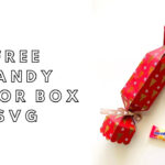 Free Svg Template   Diy Candy Favor Box / Christmas Cracker Gift Box    Cricut   How To Tutorial In Christmas Cracker Template For Cricut