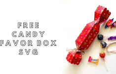 Free Svg Template – Diy Candy Favor Box / Christmas Cracker Gift Box –  Cricut – How To Tutorial pertaining to Christmas Cracker Cricut Template