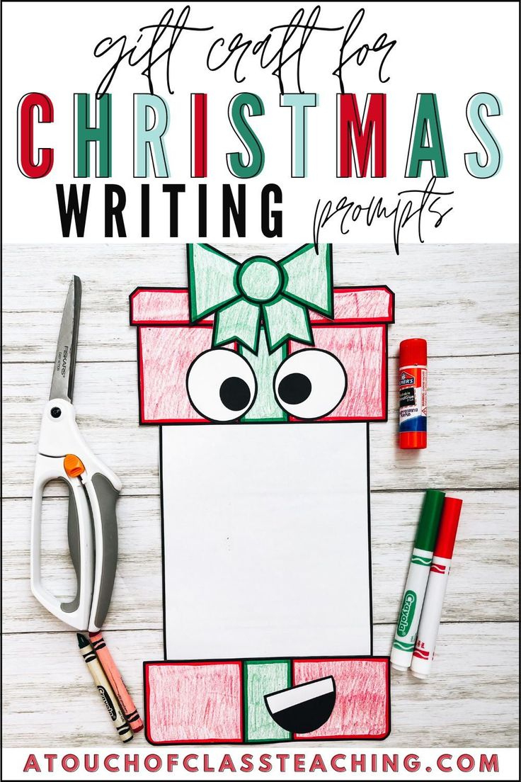 Gift Craft For Christmas Writing Prompts pertaining to Christmas Gift Writing Template