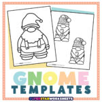 Gnome Templates   Superstar Worksheets For Christmas Gnome Template Free Printable