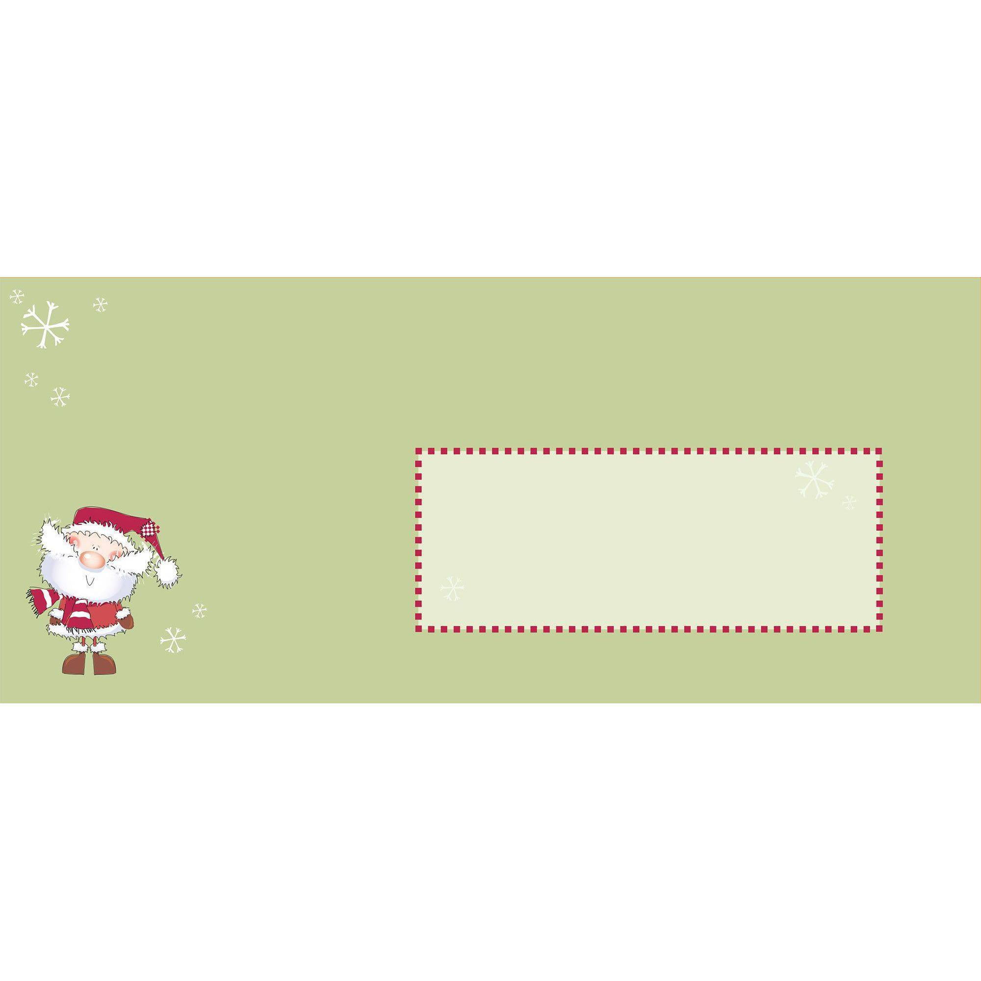 Great Papers Merry Christmas Santa Claus #10 Envelope 40Ct with Christmas 10 Envelope Template