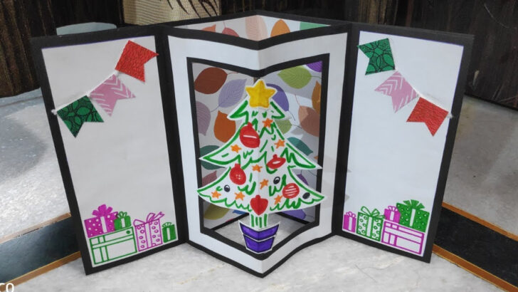 Christmas Card Craft Template Christmas Card Craft Template
