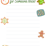 Holiday Cookies List   Free Printable — Holoka Home With Regard To Christmas Cookie Template Free