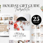Holiday Gift Guide Template, Christmas Product Catalog, Affiliate  Marketing, Instant Download, Blogger Gift Guide, Ltk Canva Template Intended For Christmas Gift Guide Template