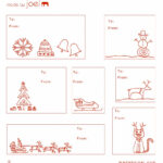 Holiday Gift Tag Templates – Madejoel Inside Christmas Gift Label Template