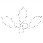 Holly Leaf Templates   Free Printable Patterns To Cut Out   What Inside Christmas Holly Template Printable