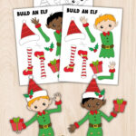 How To Elf Yourself + Free Printable Elf Template Paper Craft For Kids With Regard To Christmas Elf Craft Template