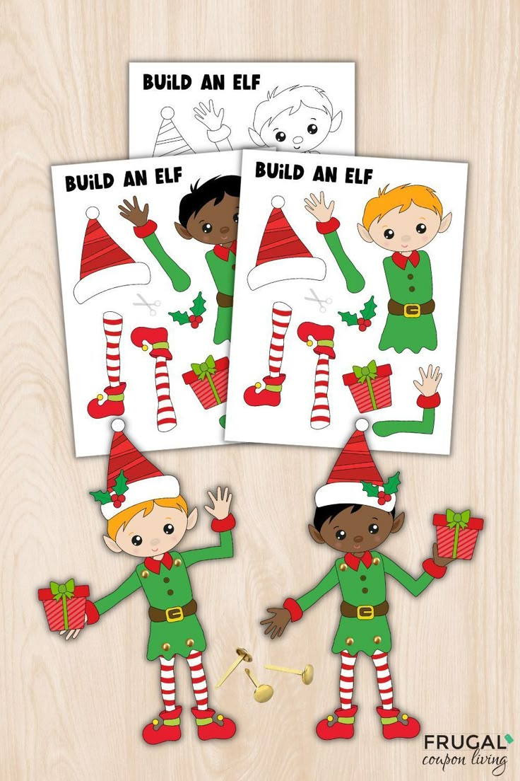 How To Elf Yourself + Free Printable Elf Template Paper Craft For Kids with regard to Christmas Elf Craft Template
