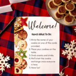 How To Host A Cookie Exchange (With Tons Of Free Printables! With Christmas Cookie Exchange Template