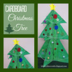 Kitchen Floor Crafts: Cardboard Christmas Tree Inside Cardboard Christmas Tree Template