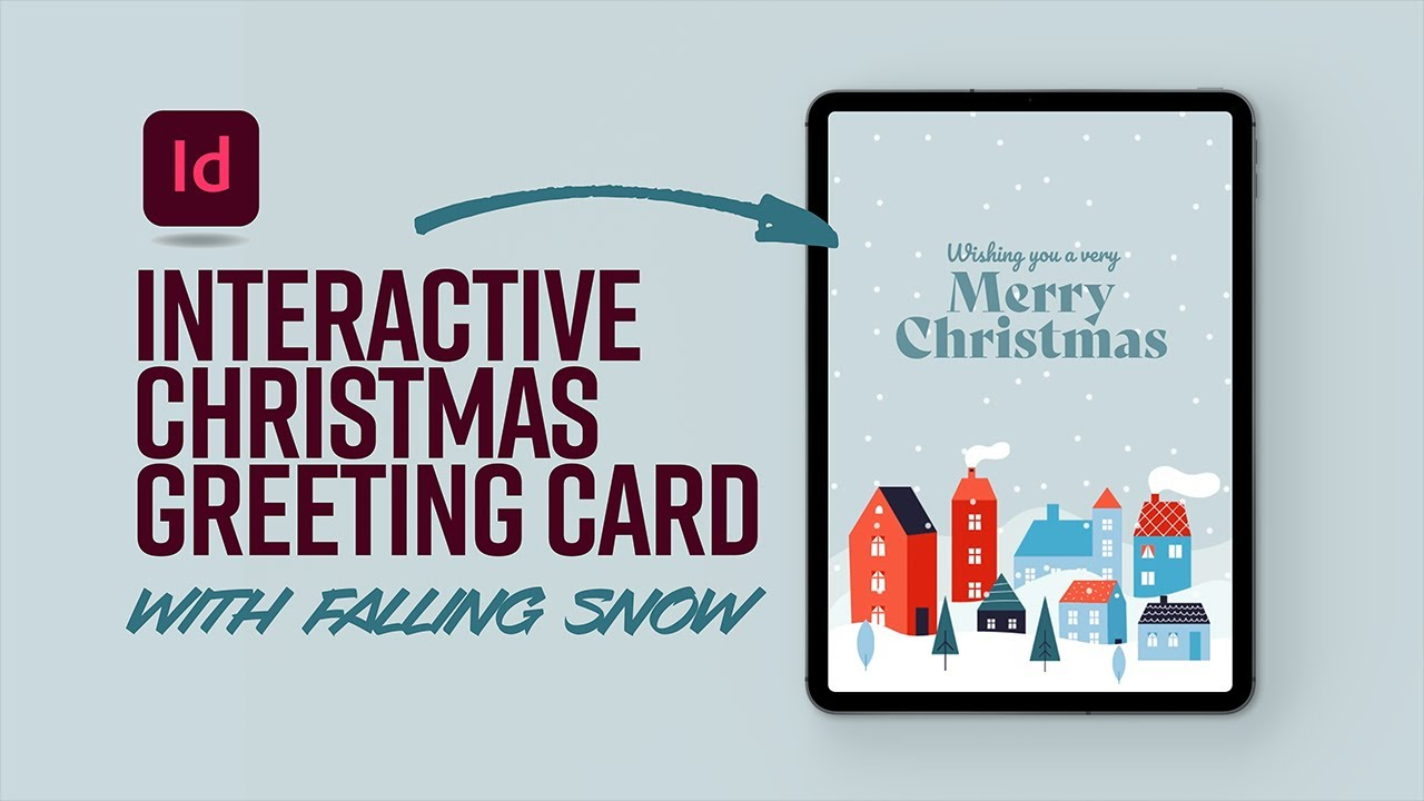 Learn How To Create An Interactive Holiday Greeting Card In Adobe Indesign with regard to Christmas Card Template Indesign