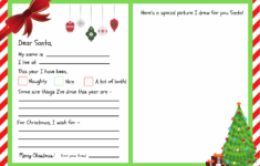 Letters To Santa Templates {Free Printables} – Super Busy Mum in Letter to Father Christmas Template