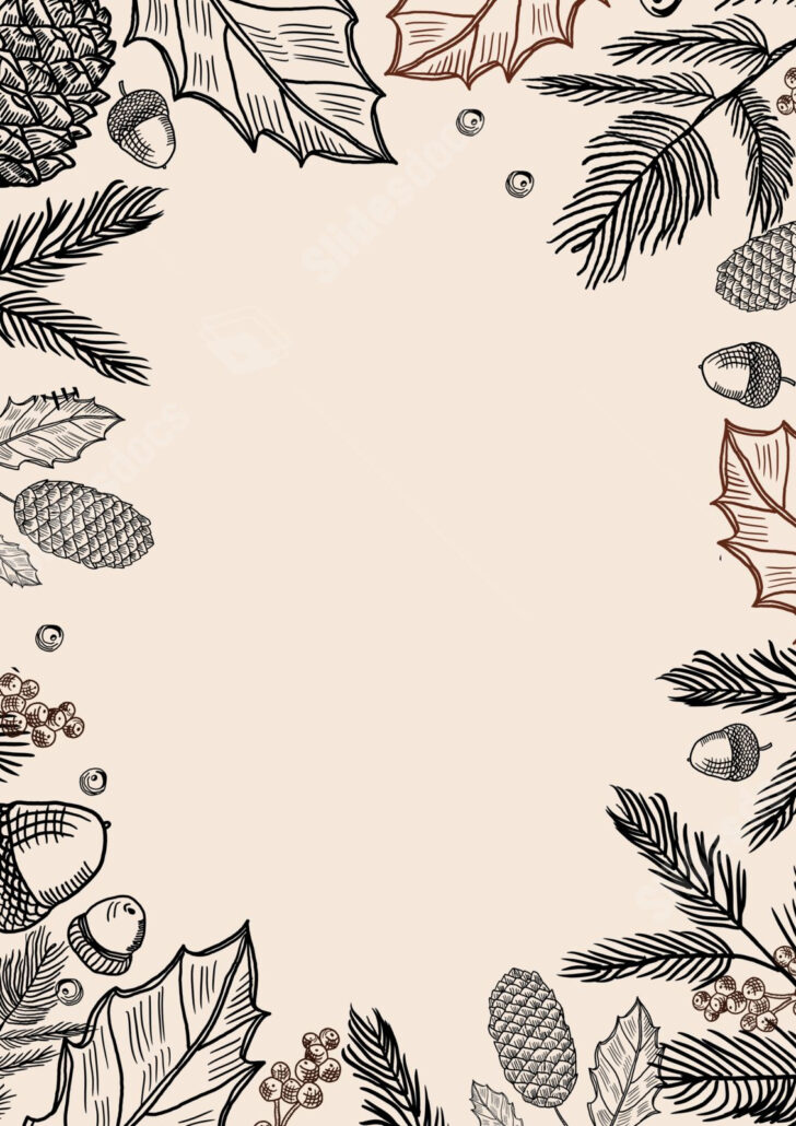Christmas Border Template Black and White Christmas Border Template Black and White