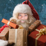 Make Me Santa! Put Your Face On Santa To Make An Xmas Card Within Christmas Face In Hole Template